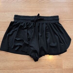 btween Black Girl's Athletic Skorts